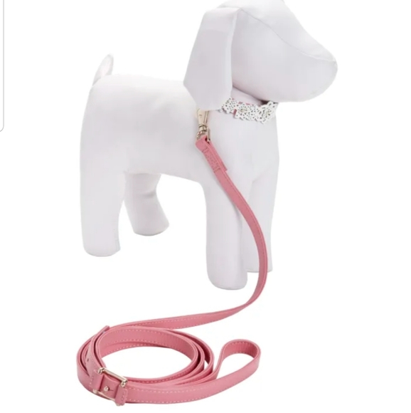 Oscar de la Renta dog collar and leash set new